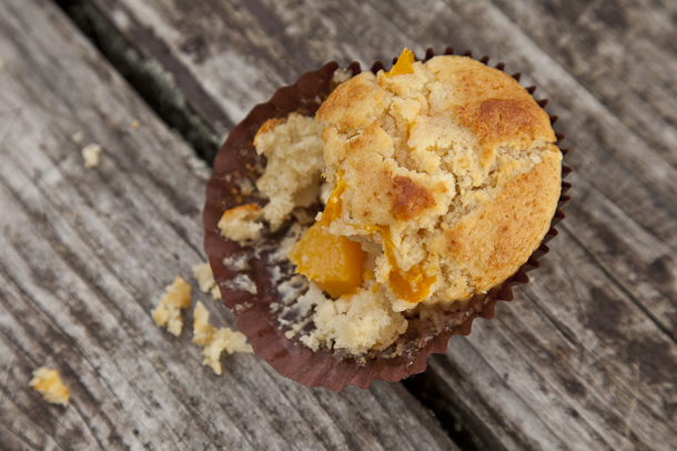 Peach and Almond Muffins
