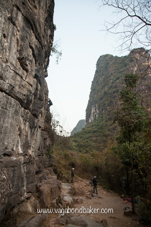 Climbing Yangshuo