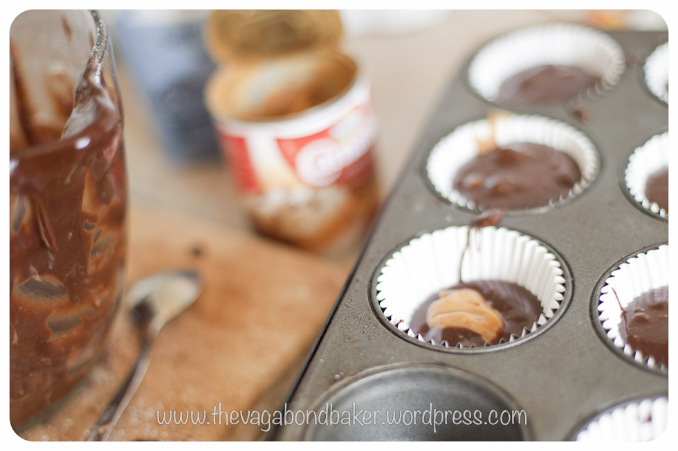 cover the caramel with more batter until 3/4s full Rolo Brownie Cupcakes