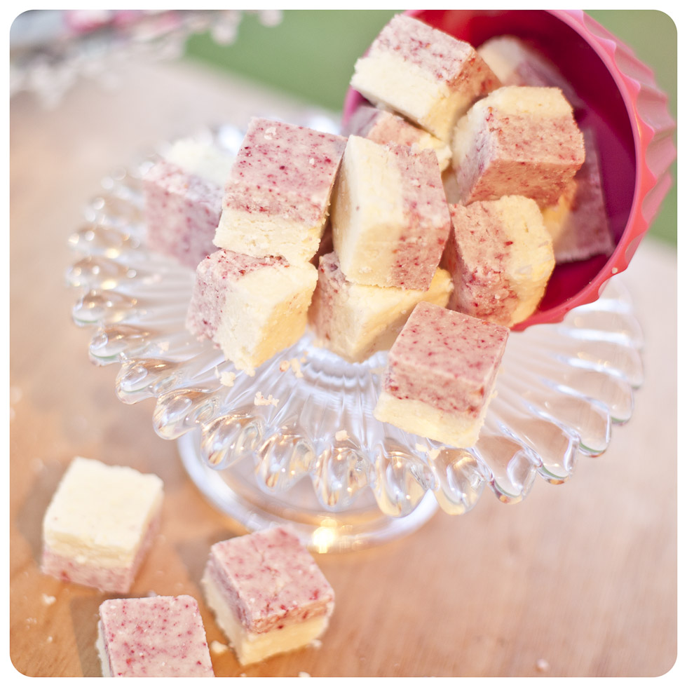 raspberry coconut ice