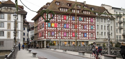 Advent Calendar building, Luzern