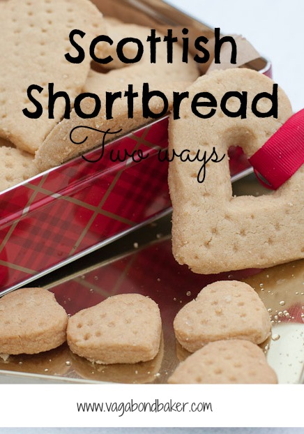 Scottish Shortbread two ways // Buttery shortbread is the King of biscuits