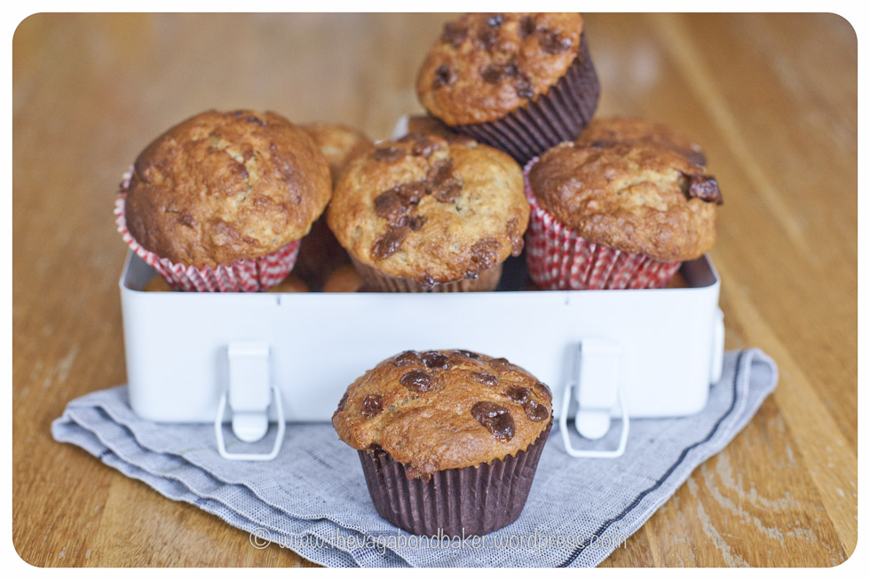 Banana and Chocolate Muffins | Vagabond Baking-6