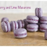 Blueberry and Lime Macarons | Vagabond Baking