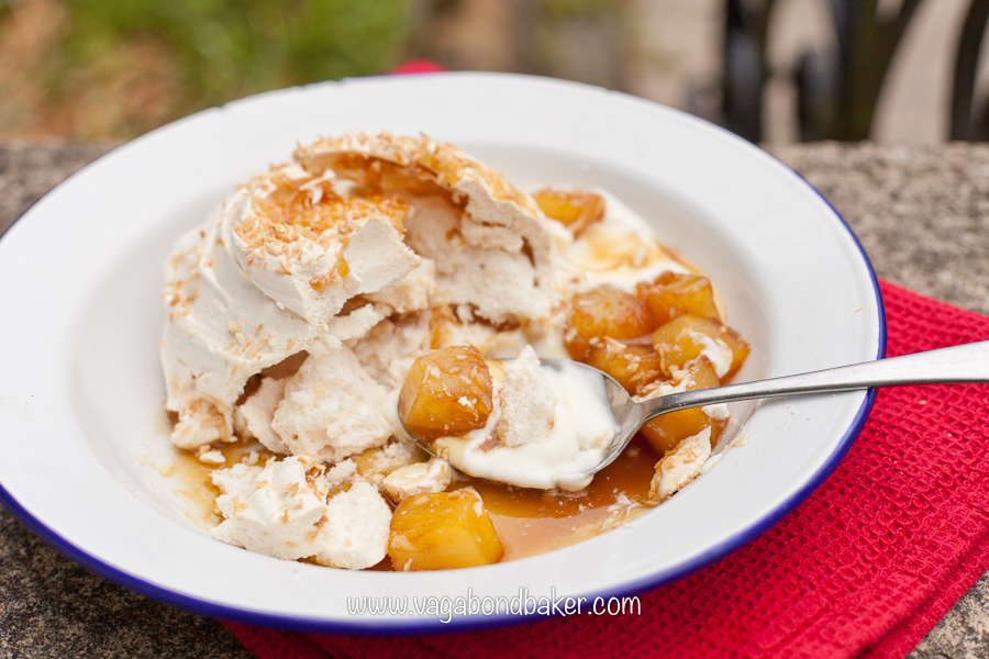 Coconut Crusted Meringues | Vagabond Baking