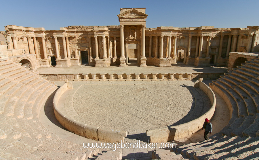 The Roman amphitheatre, Palmyra