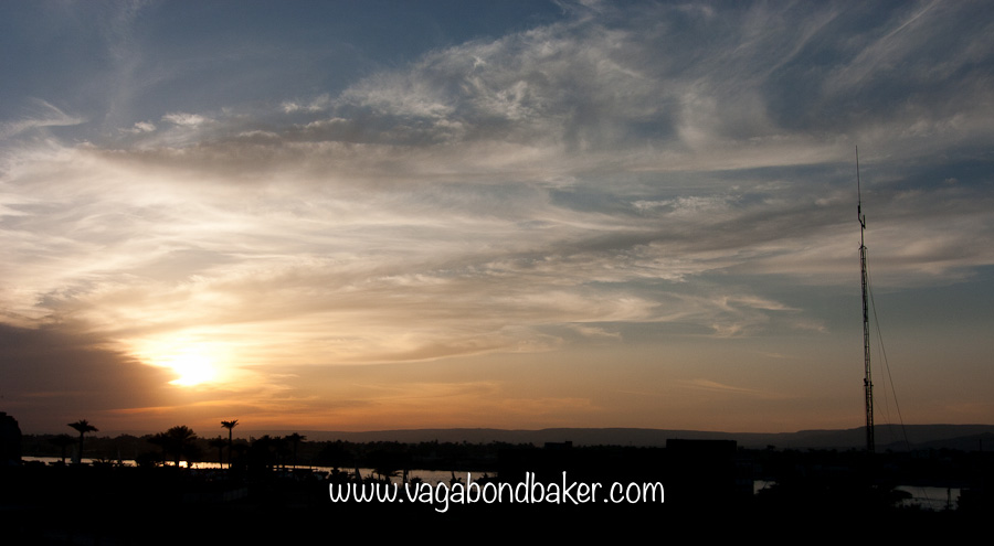 Sunset at Luxor