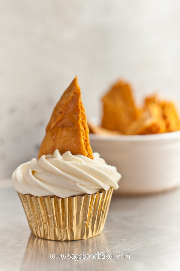 Cinder Toffee Cupcakes | Vagabond Baking