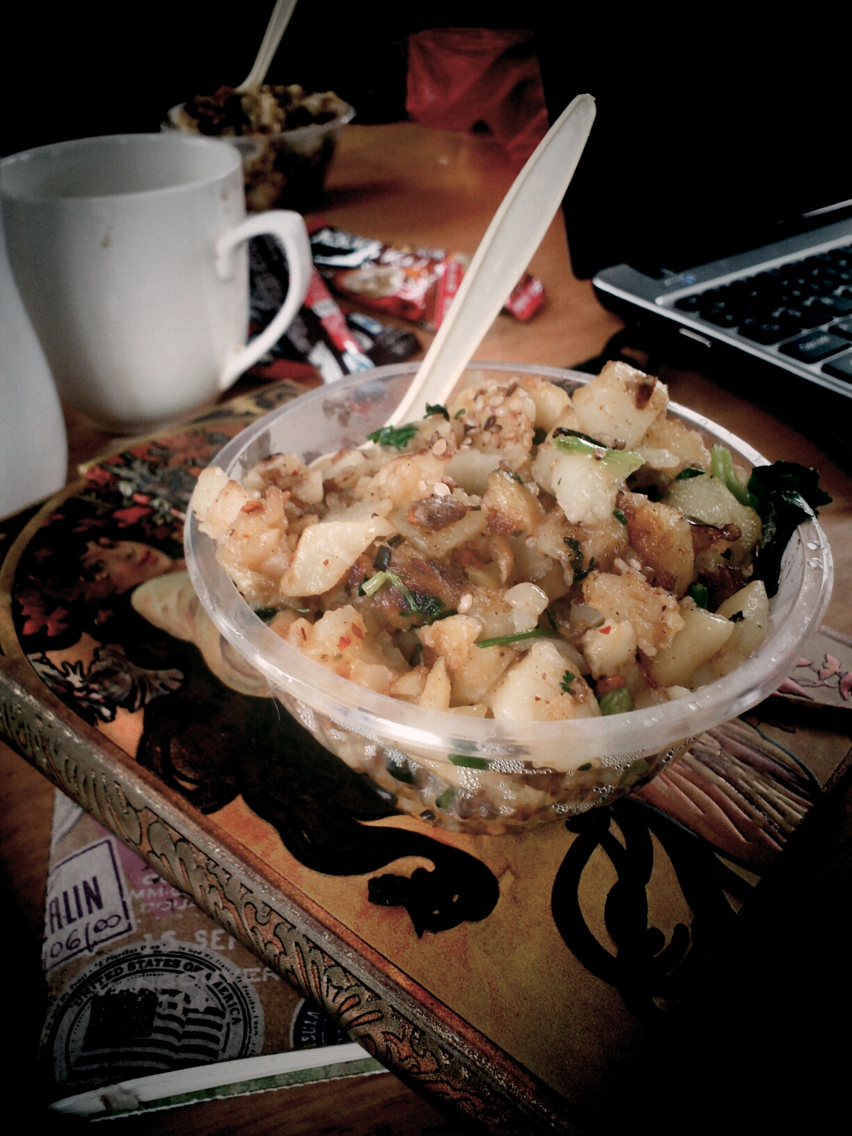 Fried potato in Yangshuo