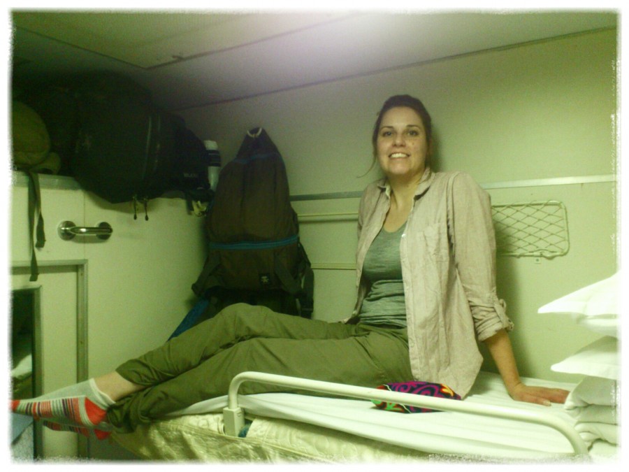 Aboard the T8701 Nanning to Hanoi train