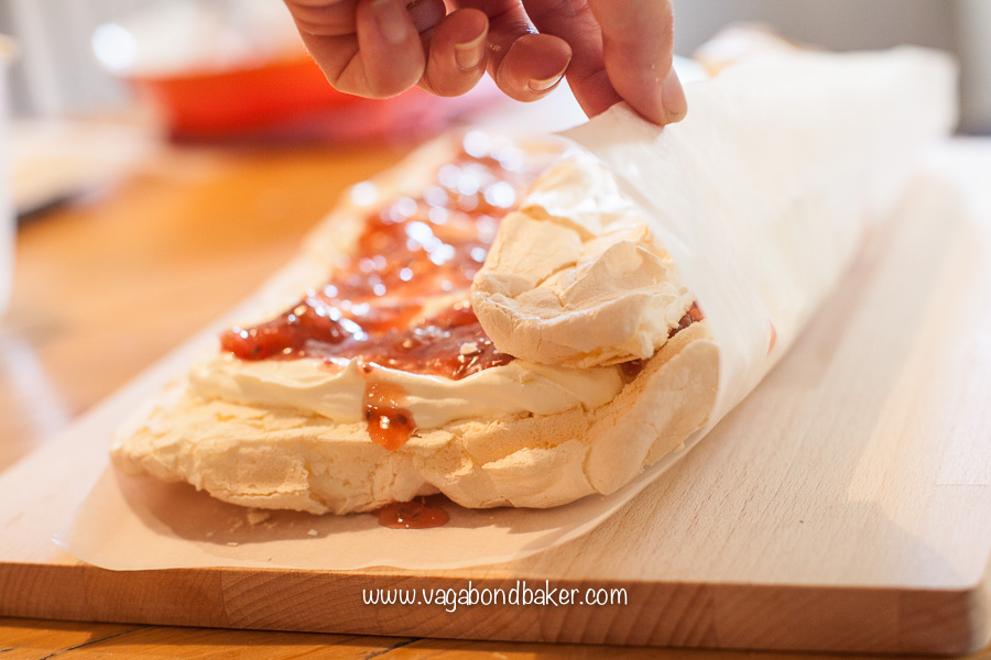 Gooseberry Meringue Roulade-7633
