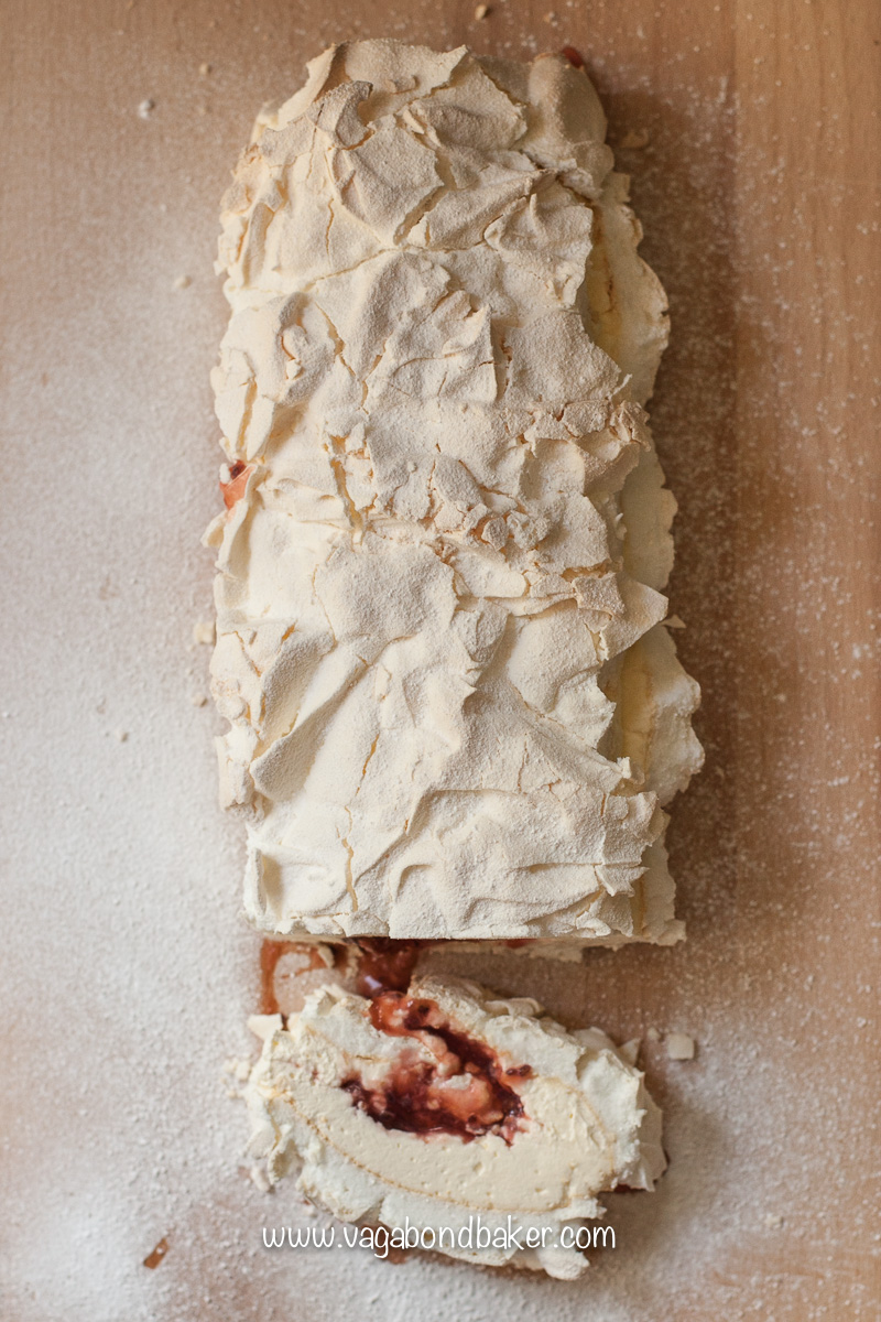 Gooseberry Meringue Roulade-7655