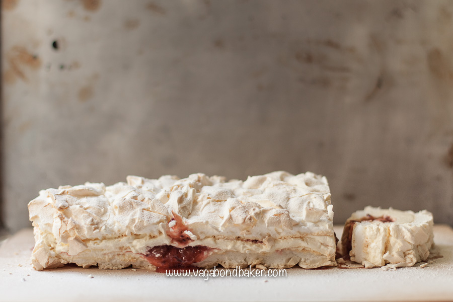 Gooseberry Meringue Roulade-7673