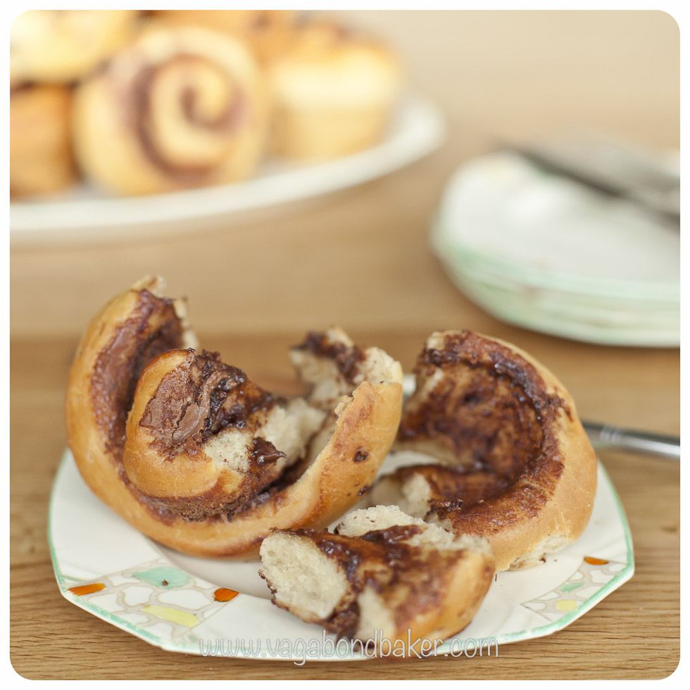 Nutella Faux Brioche Buns