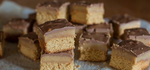 Peanut Butter Salted Caramel Squares