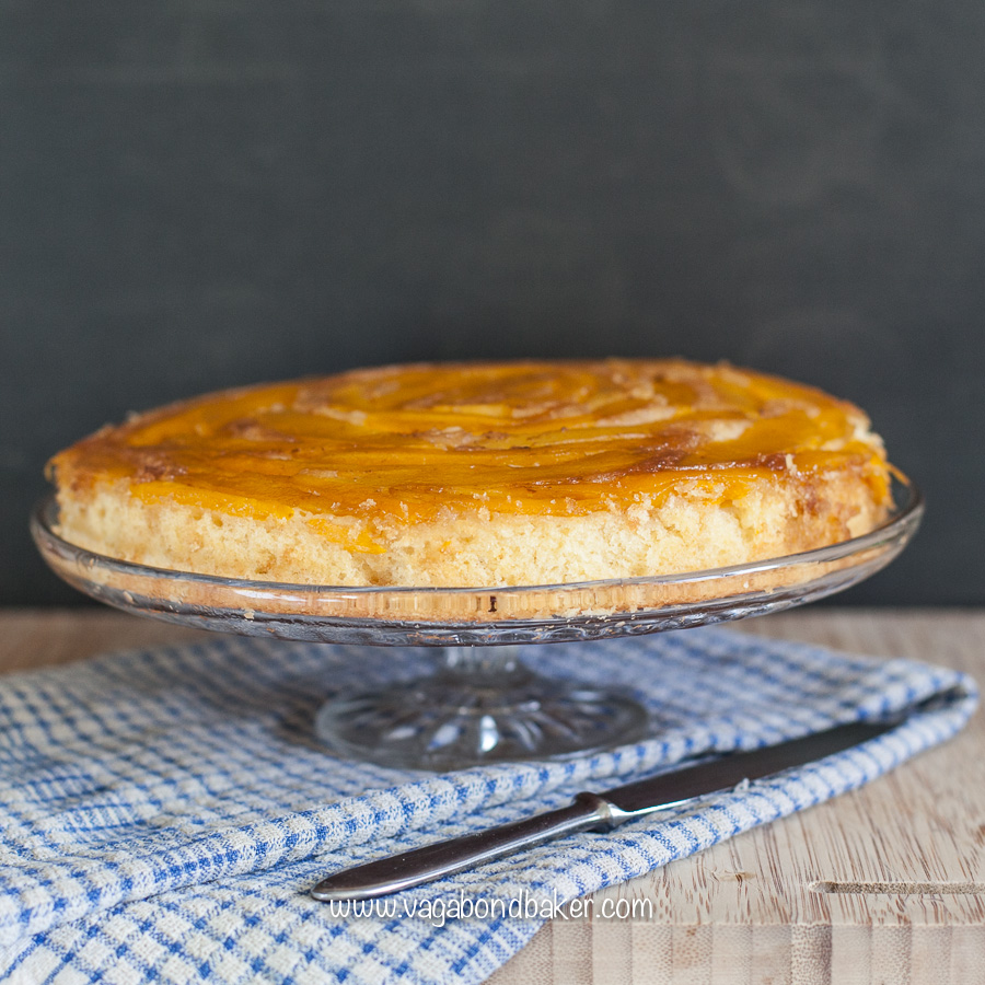 Mango and Coconut Upsidedown Cake