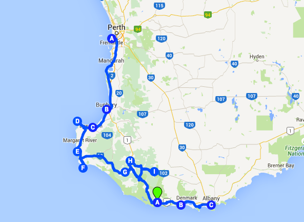 South West Corner, Australia Road Trip