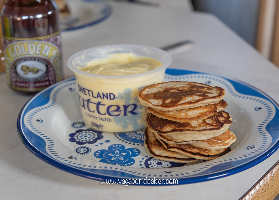 Banana Scotch Pancakes