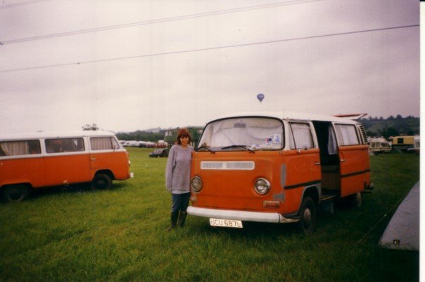 Glastonbury festival, VW bus