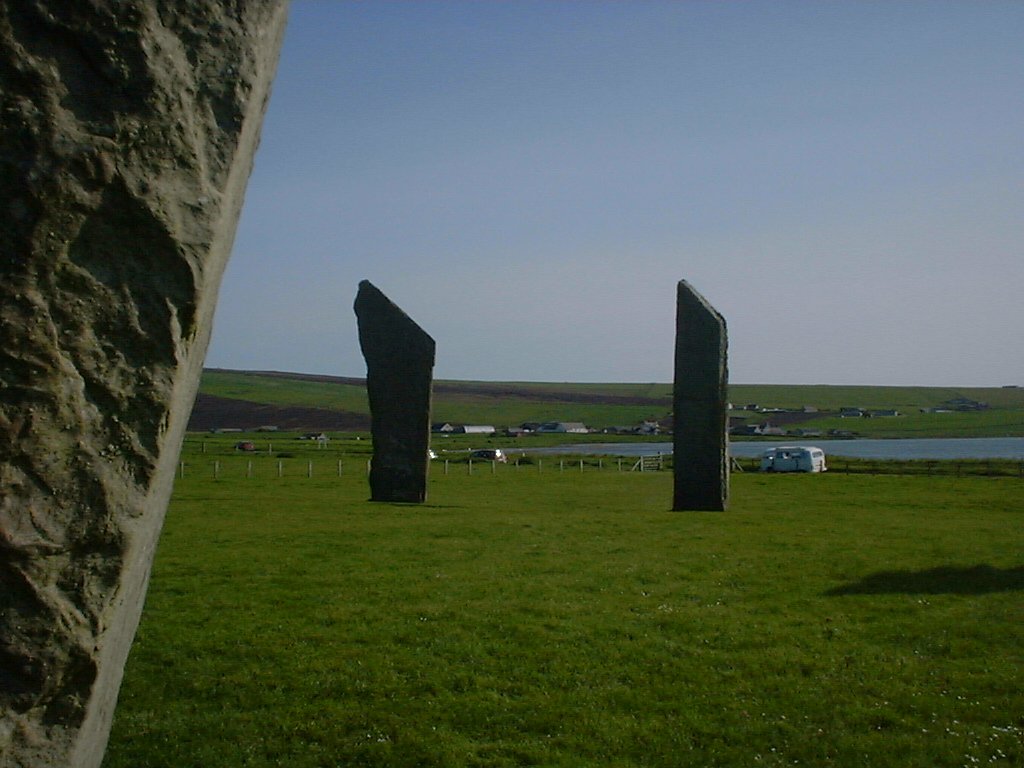 Dizzy Dub at the Standing Stones of Stenness, Orkney