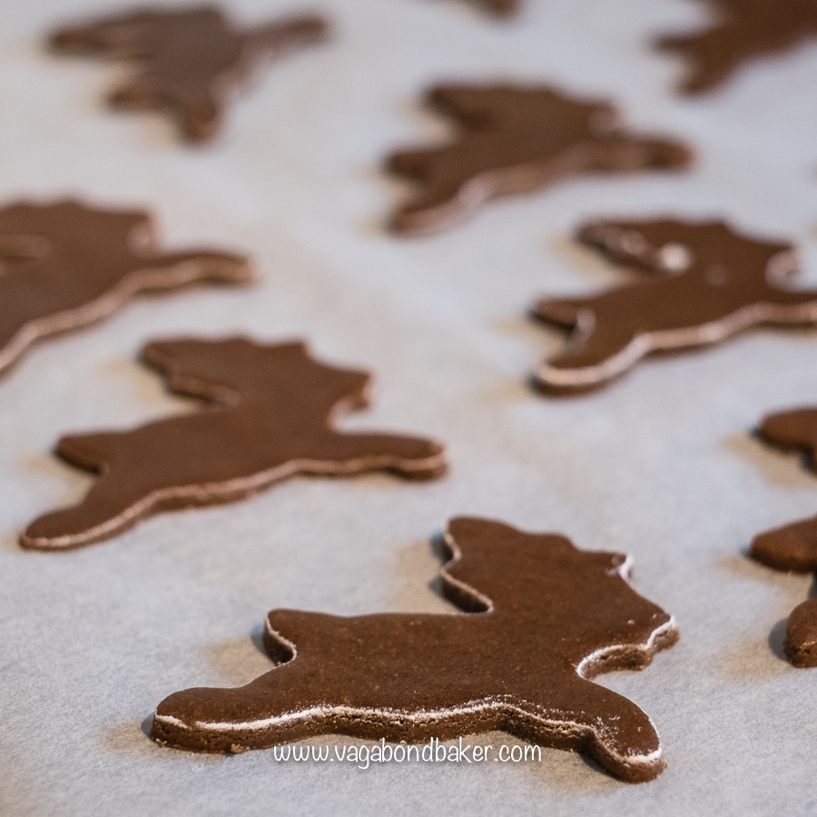Gingerbread Reindeer Cookies, so cute and Christmassy!