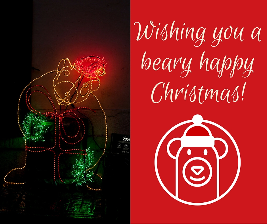 Wishing you a beary happy Christmas!