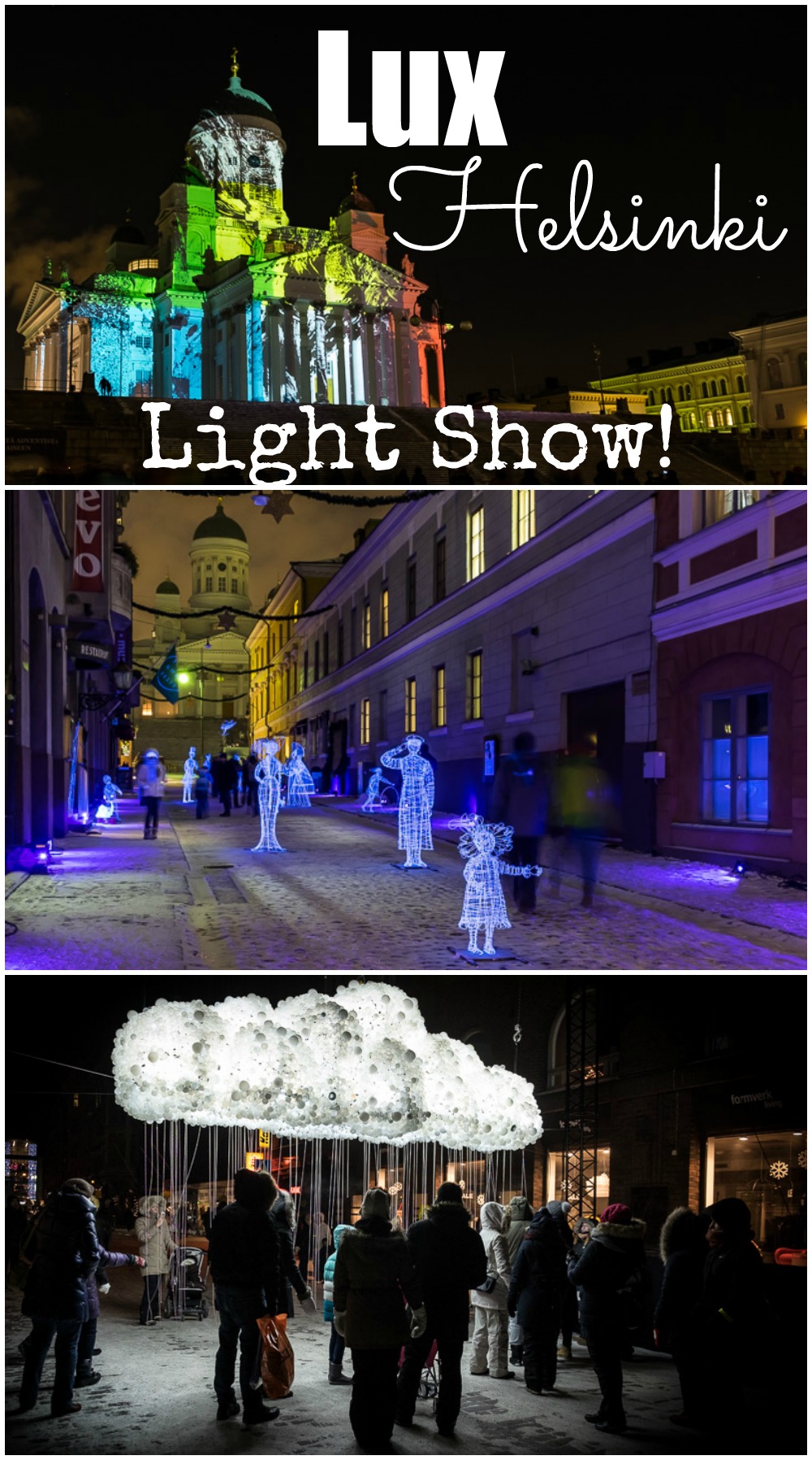 Lux Helsinki 2016 Light Show