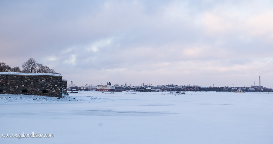 Suomenlinna in Snow