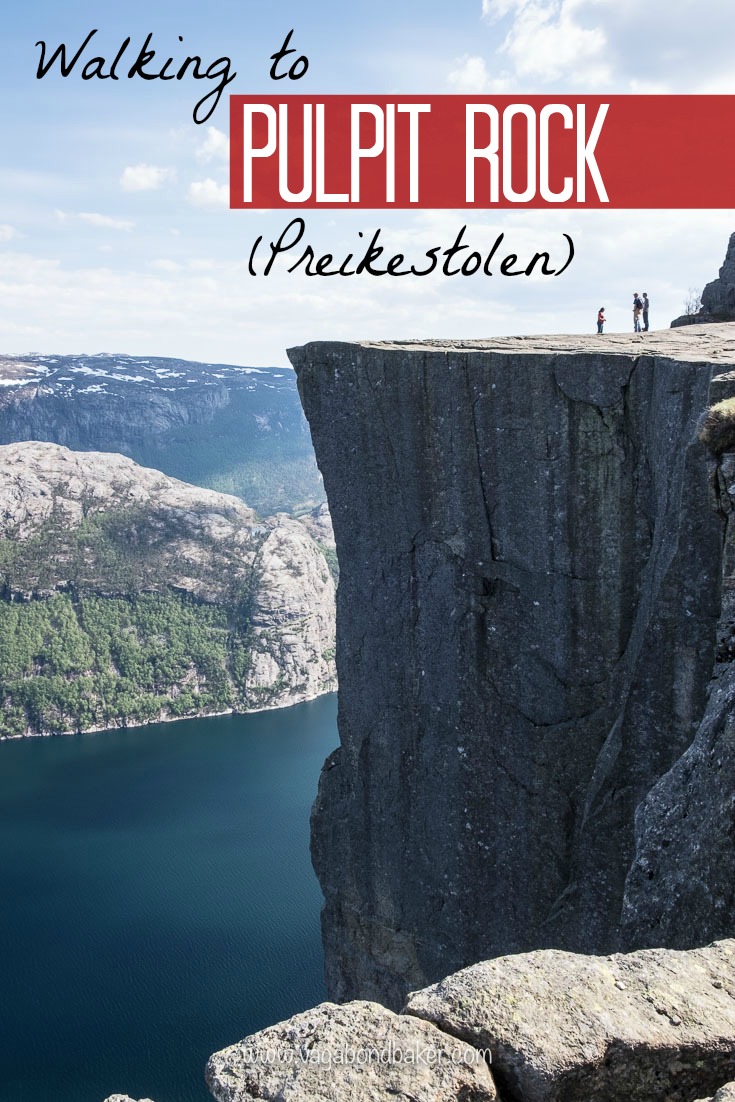 Walking to Pulpit Rock, Preikestolen. Norway. This view will take your breath away!
