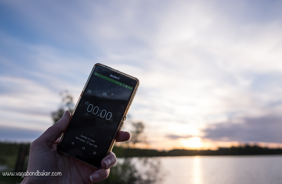 Finland Summer Midnight Sun, White Nights